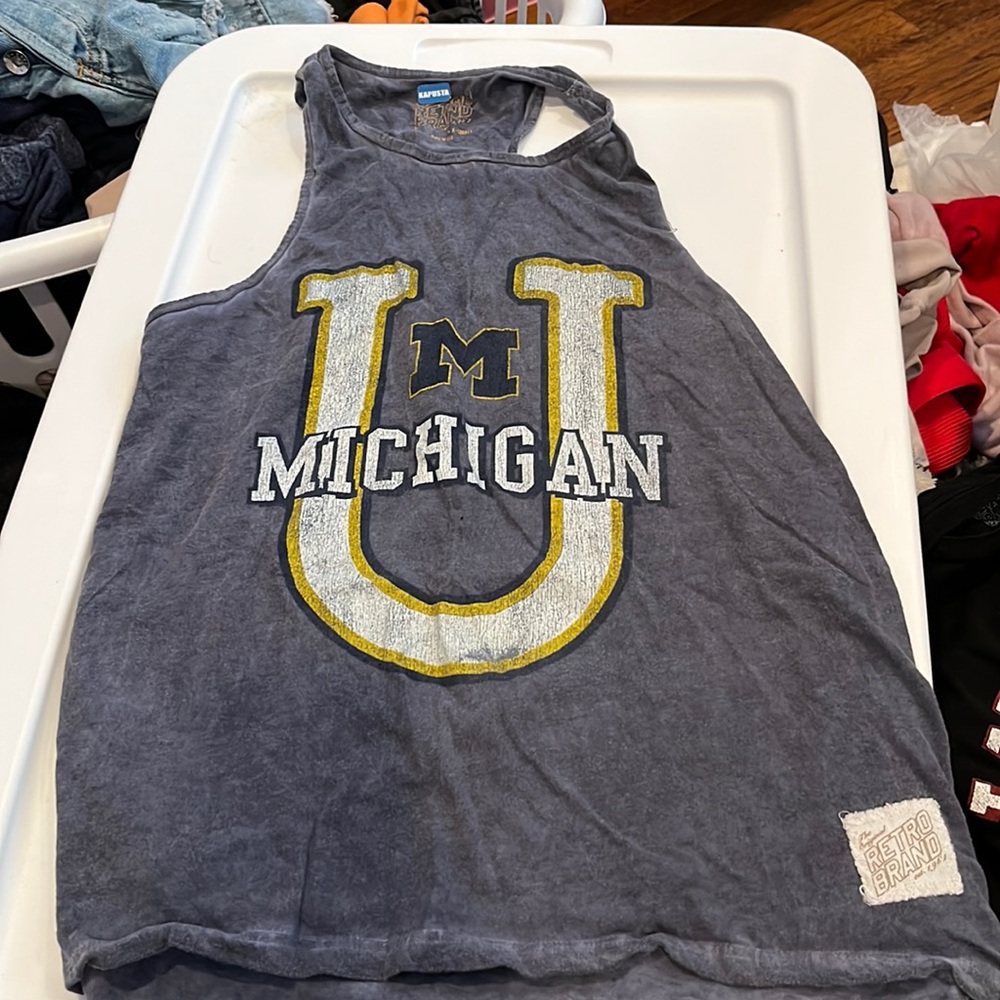 Women’s Retrobrand University of Michigan tank top